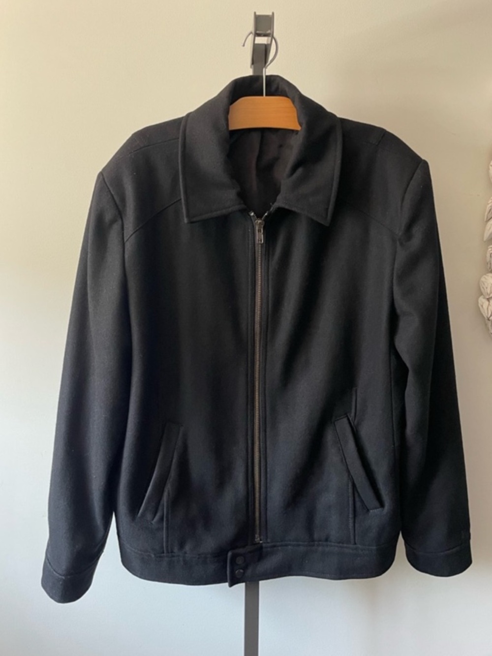 Le Chateau Wool Blend Mechanic Bomber Jacket Mens Size XL